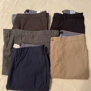 Bundle of 5 pairs of Banana Republic pants/chinos